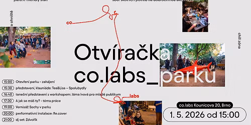 Otv\u00edra\u010dka CO.LABS_parku 2026