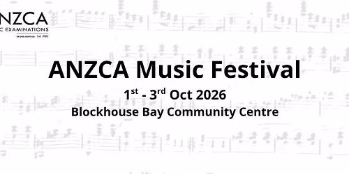 ANZCA Music Festival - Piano & Vocal competition