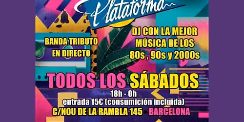 Super Tardeo en Sala Plataforma