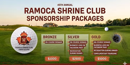 45th Annual Ramoca Shrine Golf Tournament