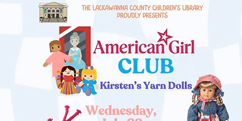American Girl Doll Club: Kristen's Yarn Dolls