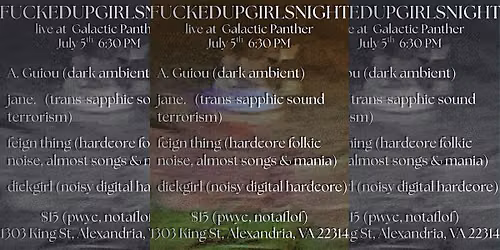 LIVE MUSIC: F***EDUPGIRLSNIGHT