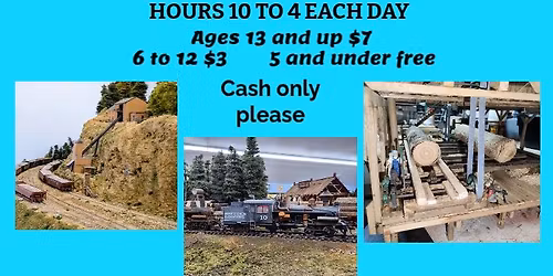 Corvallis Society of Model Engineers train club open house