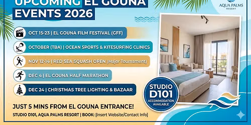 Booking luxury accomodation 5 minutes from El Gouna!