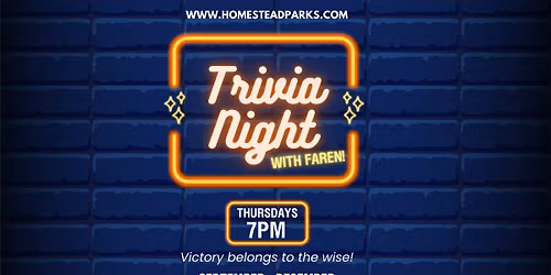 Trivia with Faren (Every Thursday!)