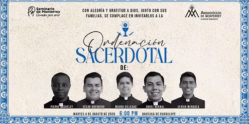 Ordenaci\u00f3n Sacerdotal 2026