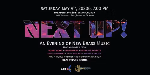 Next Up! An Evening of New Brass Music