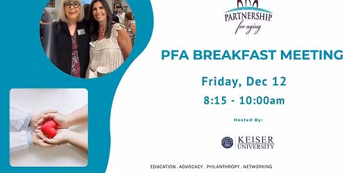 Partnership For Aging Breakfast Meeting