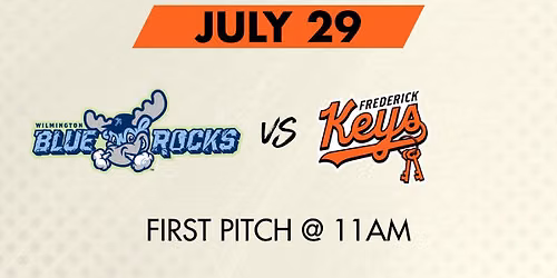 Super Splash Day | Wilmington Blue Rocks vs Frederick Keys @11am