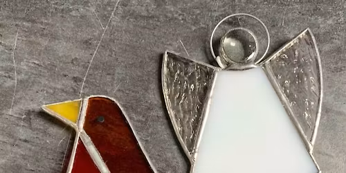 Stained Glass Flat Angel & Scrappy Robin Workshop with Janet Fraser, \u00a350 per person 