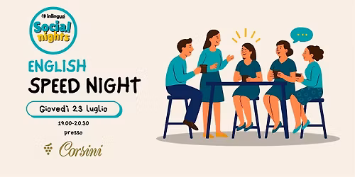 inlingua Social Night: English Speed Conversation Night - 23\/07