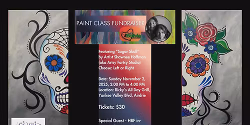 Paint Class Fundraiser - Sugar Skulls