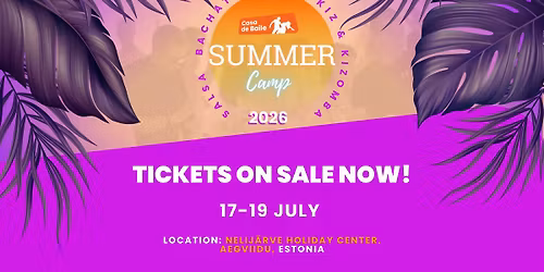 2026 CdB Gone Wild Summercamp - salsa, bachata, kizomba suvelaager