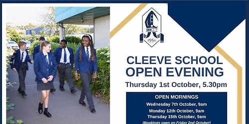 Cleeve School Open Evening