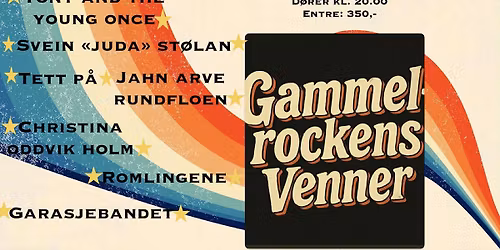 Gammelrockens Venner \/ Festkveld p\u00e5 Kulturfabrikken