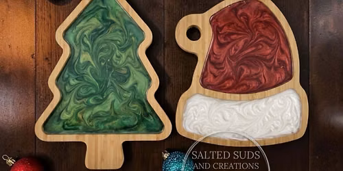 Marble Christmas Charcuterie Board
