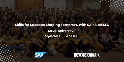 Skills for Success: Shaping Tomorrow with SAP & AIESEC