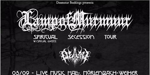 Lamp of Murmuur \u2013 Spiritual Secession EU Tour \/ LIVE MUSIC HALL \/ Weiher