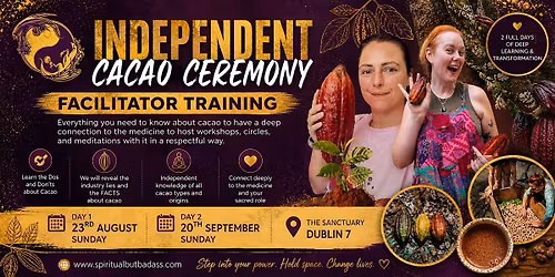 INDEPENDENT Cacao Facilitator Training - Dublin