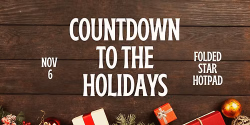 Countdown to the Holidays: Folded Star Hotpad