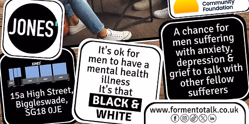 For Men To Talk - Biggleswade (Evening Session)