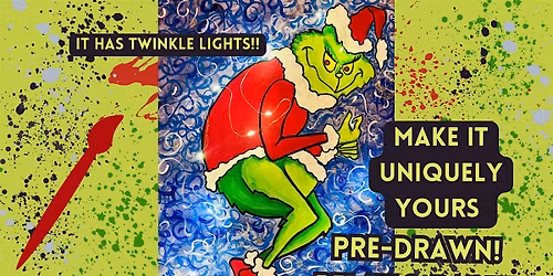 EichenPaint "Stink Stank Stunk\u201d (A PRE-DRAWN CANVAS) 12\/12