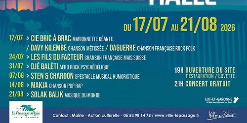 LES VENDREDIS DE LA HALLE 