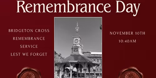 Bridgeton cross remembrance