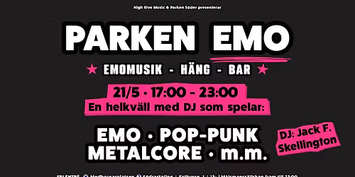 PARKEN EMO | \u2605 Emomusik - H\u00e4ng - Bar \u2605 + KARAOKE  | Stockholm 