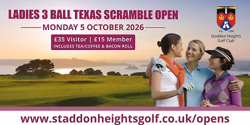 Ladies 3 Ball Texas Scramble