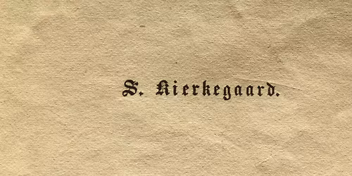 Nyt foredrag! Kierkegaard om d\u00f8den