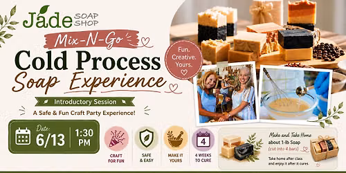 Mix-N-Go | Cold Process Soap Experience | DIY Workshop to Try Soap Making without Stress