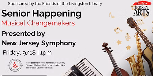 Senior Happening: NJS Presents "Musical Changemakers"