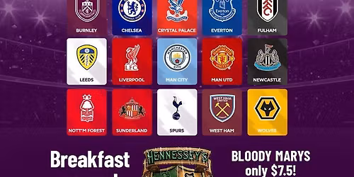 Premier League Watch Parties + Drink Specials | Hennessey\u2019s Tavern