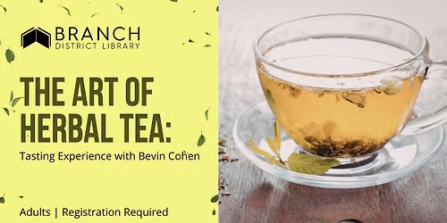 Coldwater: The Art of Herbal Tea ~ Tasting Experience with Bevin Cohen