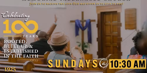 Worship with Your Memorial Tabernacle Family