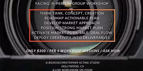 Creators Lab (TV\/Film) \u00b7 Showrunner\/Writer\/Producer\/Director Group Workshop