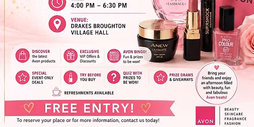 Avon Cosmetics Party!