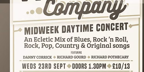Midweek Daytime Concert with Three\u2019s Company