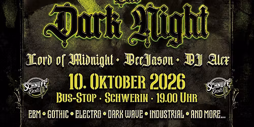 The Dark Night \u2022 Bus-Stop \u2022 Schwerin 