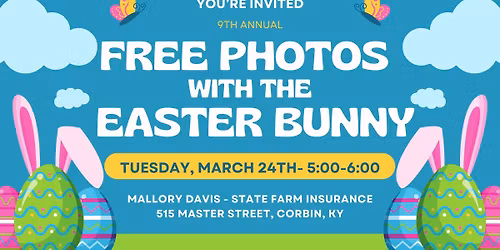 FREE Photos with the Easter Bunny