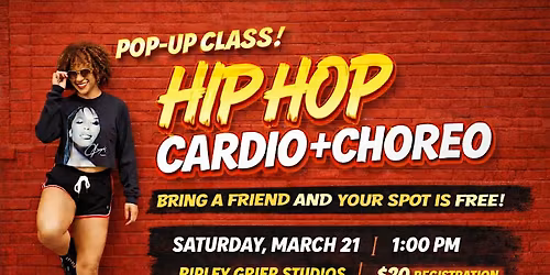 Hip-Hop Cardio + Choreo Pop Up Class
