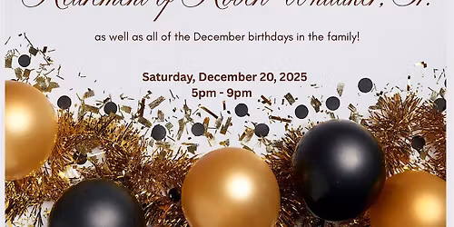 Retirement of Robert Whitaker, Sr. and December Birthdays Bash