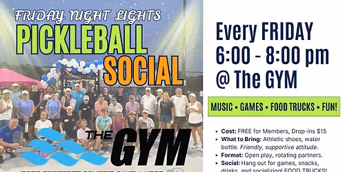 Friday Night Lights Pickleball Social 