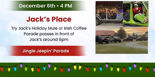 Jingle Jeepin\u2019 Parade @ Jack\u2019s