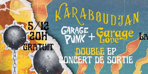 \u2666 Karaboudjan \u2666 RELEASE PARTY @La Biscuiterie \ud83c\udf0a