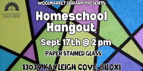 Homeschool Hangout: Paper Stained Glass