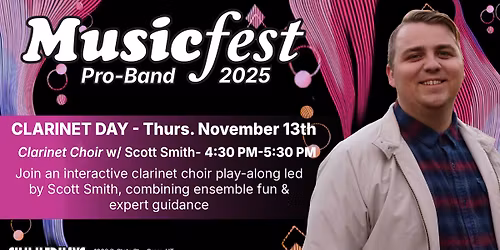 Clarinet Choir with Scott Smith