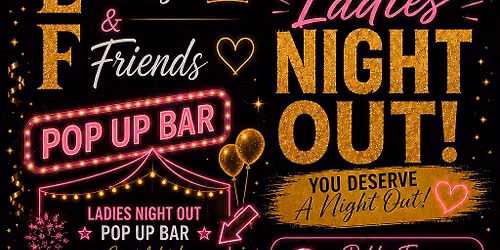Martini\u2019s, laughter,Ladies and Friends POP UP event!