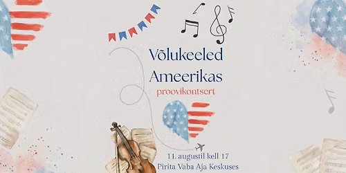 V\u00f5lukeeled Ameerikas: proovikontsert